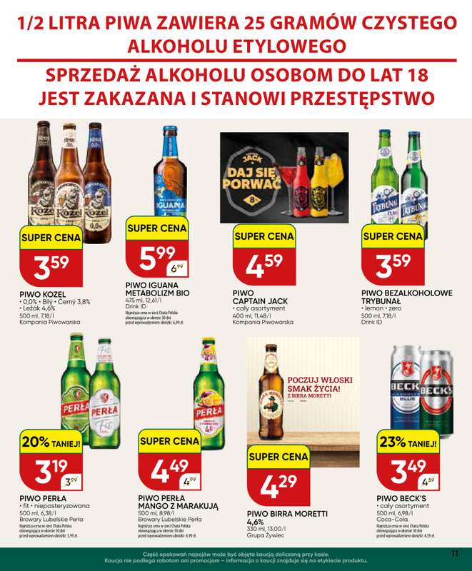 Chata Polska - gazetka promocyjna Gazetka 13-23.08  do niedzieli 23.08 - strona 11