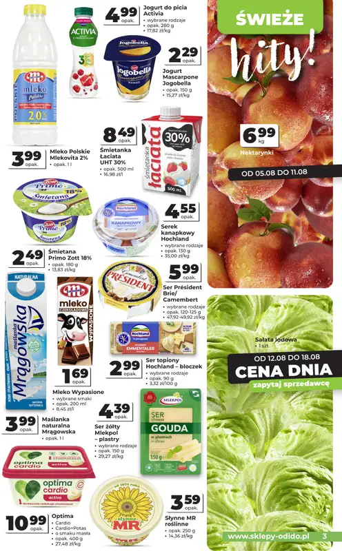 Odido - gazetka promocyjna Gazetka od środy 05.08 do wtorku 18.08 - strona 3