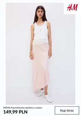 H&M - gazetka promocyjna Spódnice SATYNOWE od czwartku 06.08  - strona 7