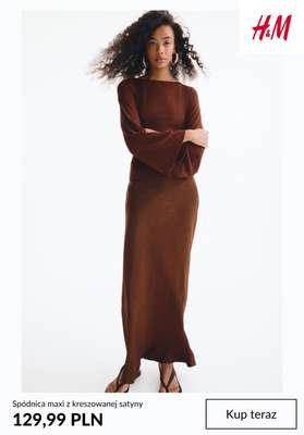 H&M - gazetka promocyjna Spódnice SATYNOWE od czwartku 06.08  - strona 6
