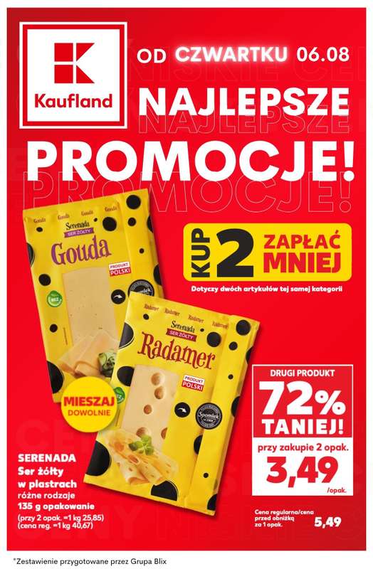 Kaufland - gazetka promocyjna Najlepsze promocje! od czwartku 06.08 