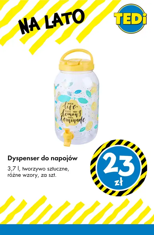 Tedi - gazetka promocyjna Artykuły na lato : zabawki, baseny, grill od środy 05.08  - strona 5
