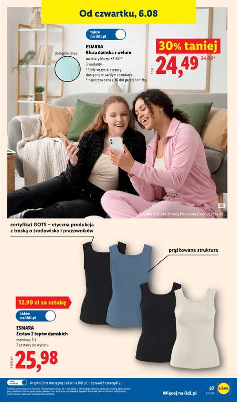 Lidl - gazetka promocyjna Katalog od poniedziałku 03.08 do soboty 08.08 - strona 45
