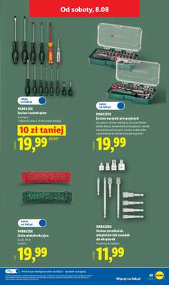 Lidl - gazetka promocyjna Katalog od poniedziałku 03.08 do soboty 08.08 - strona 53