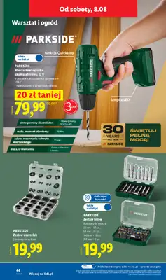 Lidl - gazetka promocyjna Katalog od poniedziałku 03.08 do soboty 08.08 - strona 52
