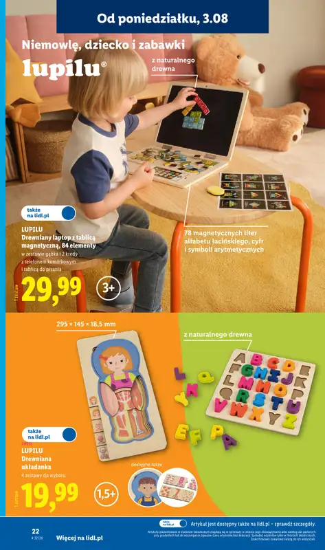 Lidl - gazetka promocyjna Katalog od poniedziałku 03.08 do soboty 08.08 - strona 26
