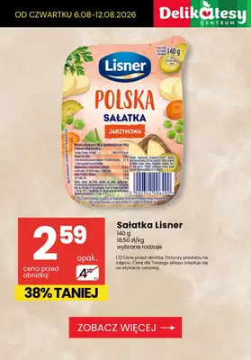 Delikatesy Centrum - gazetka promocyjna Najlepsze PROMOCJE do -55% od czwartku 06.08 do środy 12.08 - strona 8