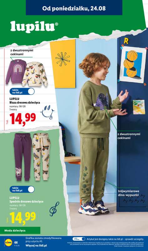Lidl - gazetka promocyjna Kompletna wyprawka w megacenach od wtorku 14.07 do poniedziałku 31.08 - strona 66