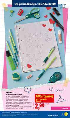 Lidl - gazetka promocyjna Kompletna wyprawka w megacenach od wtorku 14.07 do poniedziałku 31.08 - strona 15