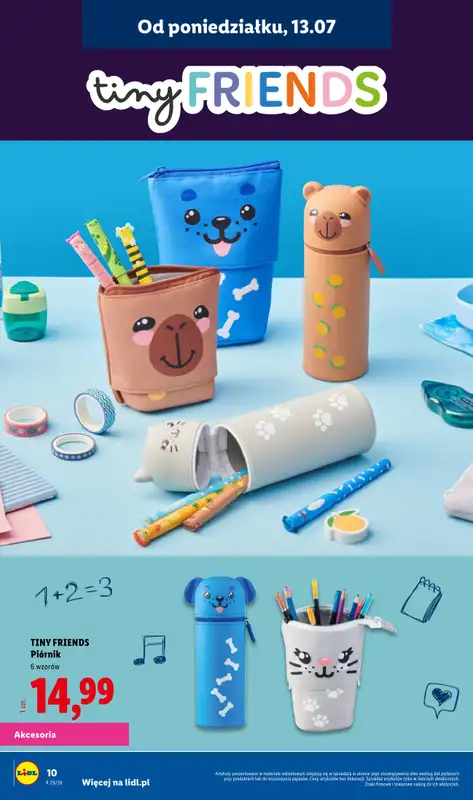 Lidl - gazetka promocyjna Kompletna wyprawka w megacenach od wtorku 14.07 do poniedziałku 31.08 - strona 10