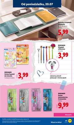 Lidl - gazetka promocyjna Kompletna wyprawka w megacenach od wtorku 14.07 do poniedziałku 31.08 - strona 47