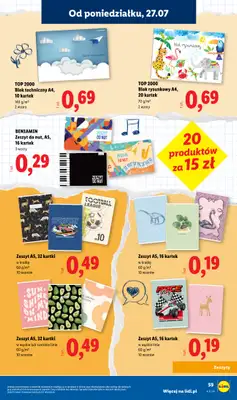 Lidl - gazetka promocyjna Kompletna wyprawka w megacenach od wtorku 14.07 do poniedziałku 31.08 - strona 59