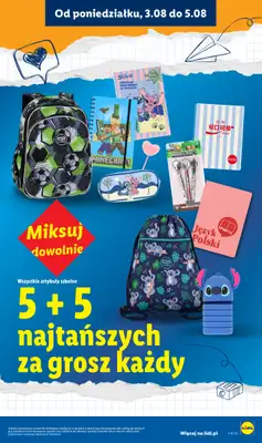Lidl - gazetka promocyjna Kompletna wyprawka w megacenach od wtorku 14.07 do poniedziałku 31.08 - strona 69