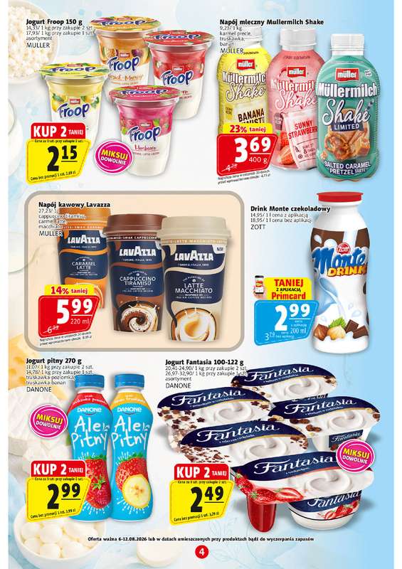Prim Market - gazetka promocyjna Gazetka od czwartku 06.08 do środy 12.08 - strona 4