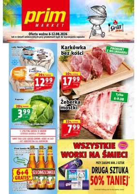 Prim Market - gazetka promocyjna Gazetka od czwartku 06.08 do środy 12.08