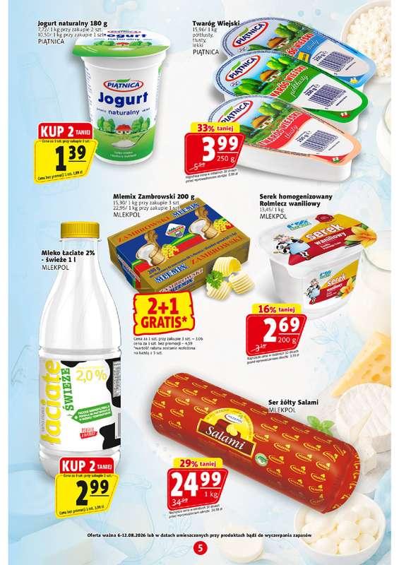 Prim Market - gazetka promocyjna Gazetka od czwartku 06.08 do środy 12.08 - strona 5