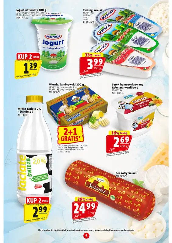Prim Market - gazetka promocyjna Gazetka od czwartku 06.08 do środy 12.08 - strona 5