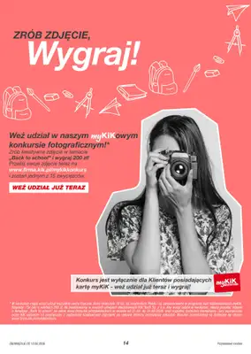 KiK - gazetka promocyjna Więcej radości w szkole z KiK! od poniedziałku 10.08 do niedzieli 16.08 - strona 14