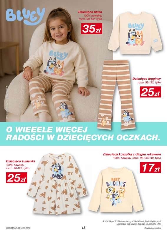 KiK - gazetka promocyjna Więcej radości w szkole z KiK! od poniedziałku 10.08 do niedzieli 16.08 - strona 18