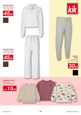 KiK - gazetka promocyjna Więcej radości w szkole z KiK! od poniedziałku 10.08 do niedzieli 16.08 - strona 3