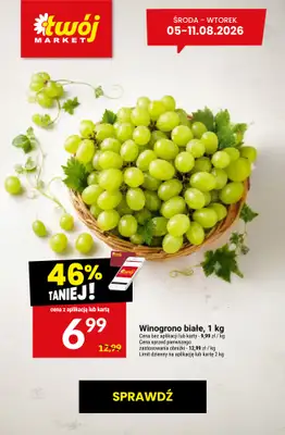 Twój Market - gazetka promocyjna Najlepsze promocje! od czwartku 06.08 do wtorku 11.08 - strona 2