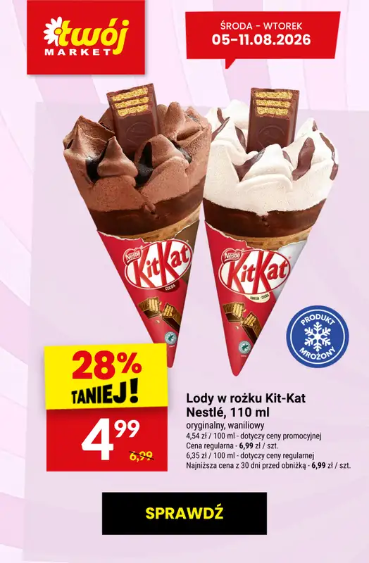 Twój Market - gazetka promocyjna Najlepsze promocje! od czwartku 06.08 do wtorku 11.08 - strona 3