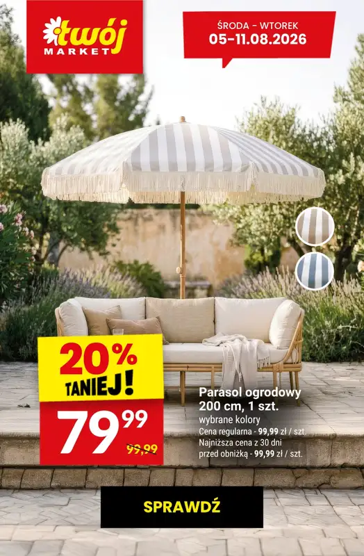 Twój Market - gazetka promocyjna Najlepsze promocje! od czwartku 06.08 do wtorku 11.08 - strona 10