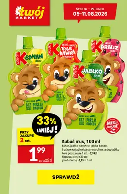 Twój Market - gazetka promocyjna Najlepsze promocje! od czwartku 06.08 do wtorku 11.08 - strona 8