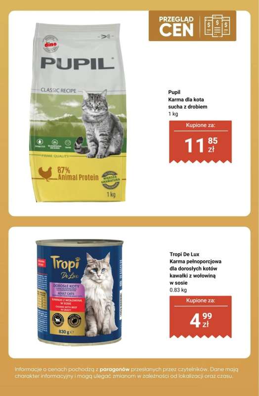 Dino - gazetka promocyjna Produkty dla zwierząt - przegląd cen od czwartku 06.08 do wtorku 11.08 - strona 8