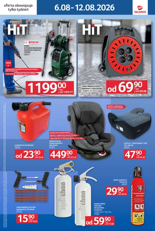 Selgros - gazetka promocyjna Jeszcze więcej super promocji! od czwartku 06.08 do środy 12.08 - strona 11