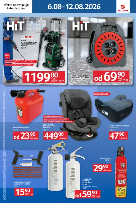 Selgros - gazetka promocyjna Jeszcze więcej super promocji! od czwartku 06.08 do środy 12.08 - strona 11