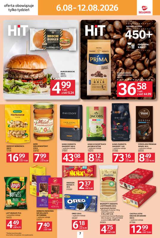 Selgros - gazetka promocyjna Jeszcze więcej super promocji! od czwartku 06.08 do środy 12.08 - strona 7