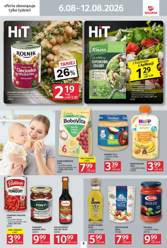 Selgros - gazetka promocyjna Jeszcze więcej super promocji! od czwartku 06.08 do środy 12.08 - strona 6
