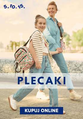 5.10.15 - gazetka promocyjna Plecaki szkolne od środy 05.08 do środy 12.08