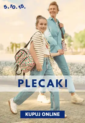5.10.15 - gazetka promocyjna Plecaki szkolne od środy 05.08 do środy 12.08