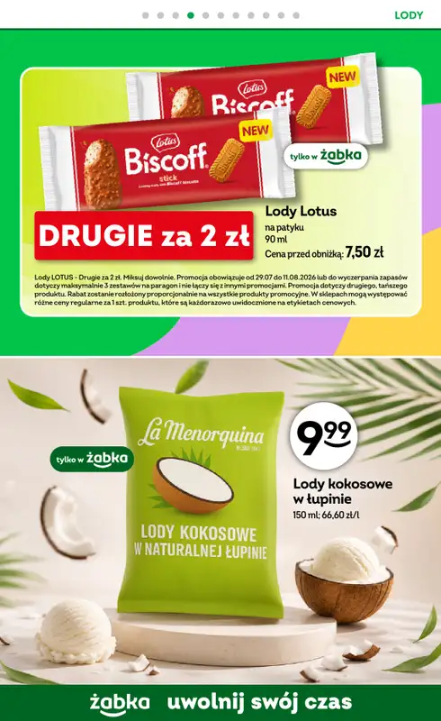 Żabka - gazetka promocyjna Gazetka od środy 29.07 do wtorku 11.08 - strona 51