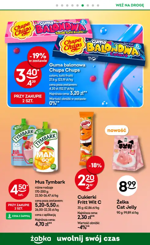 Żabka - gazetka promocyjna Gazetka od środy 29.07 do wtorku 11.08 - strona 75
