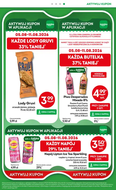 Żabka - gazetka promocyjna Gazetka od środy 29.07 do wtorku 11.08 - strona 39