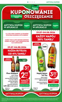 Żabka - gazetka promocyjna Gazetka od środy 29.07 do wtorku 11.08 - strona 36