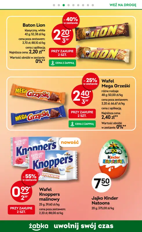 Żabka - gazetka promocyjna Gazetka od środy 29.07 do wtorku 11.08 - strona 72