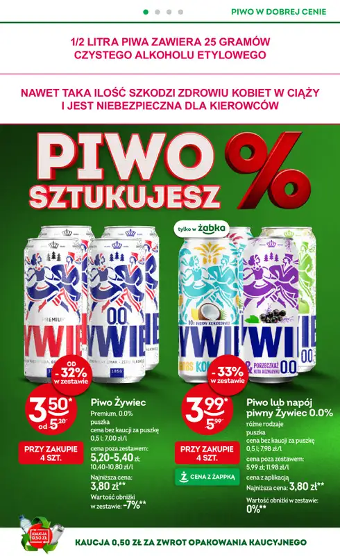 Żabka - gazetka promocyjna Gazetka od środy 29.07 do wtorku 11.08 - strona 43