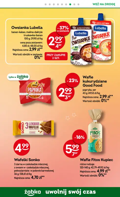 Żabka - gazetka promocyjna Gazetka od środy 29.07 do wtorku 11.08 - strona 76
