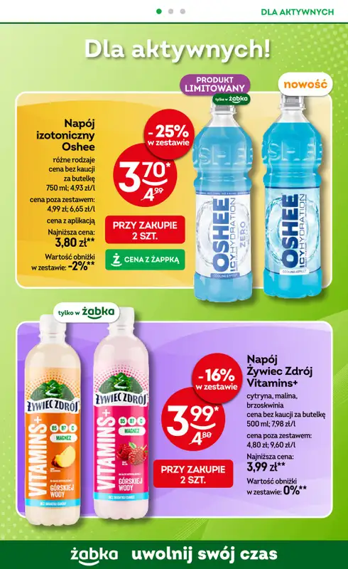 Żabka - gazetka promocyjna Gazetka od środy 29.07 do wtorku 11.08 - strona 79