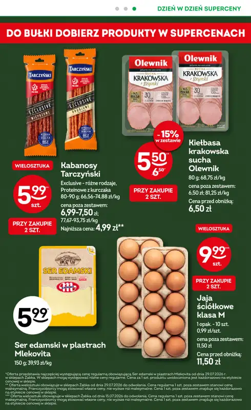 Żabka - gazetka promocyjna Gazetka Spożywcza od środy 29.07 do wtorku 11.08 - strona 6
