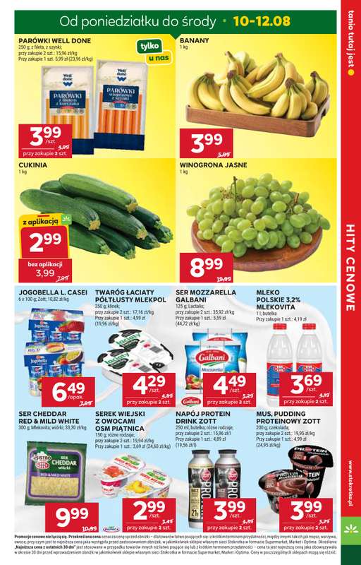 Stokrotka - gazetka promocyjna Gazetka Supermarket od czwartku 06.08 do środy 12.08 - strona 7