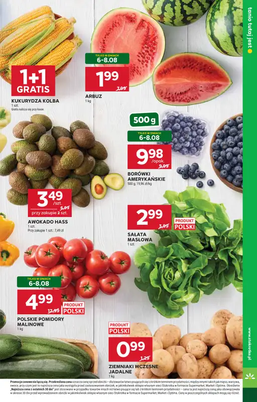 Stokrotka - gazetka promocyjna Gazetka Supermarket od czwartku 06.08 do środy 12.08 - strona 9