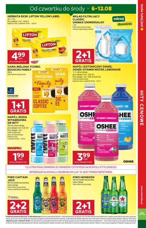Stokrotka - gazetka promocyjna Gazetka Supermarket od czwartku 06.08 do środy 12.08 - strona 5