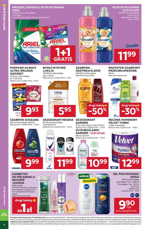 Stokrotka - gazetka promocyjna Gazetka Supermarket od czwartku 06.08 do środy 12.08 - strona 44