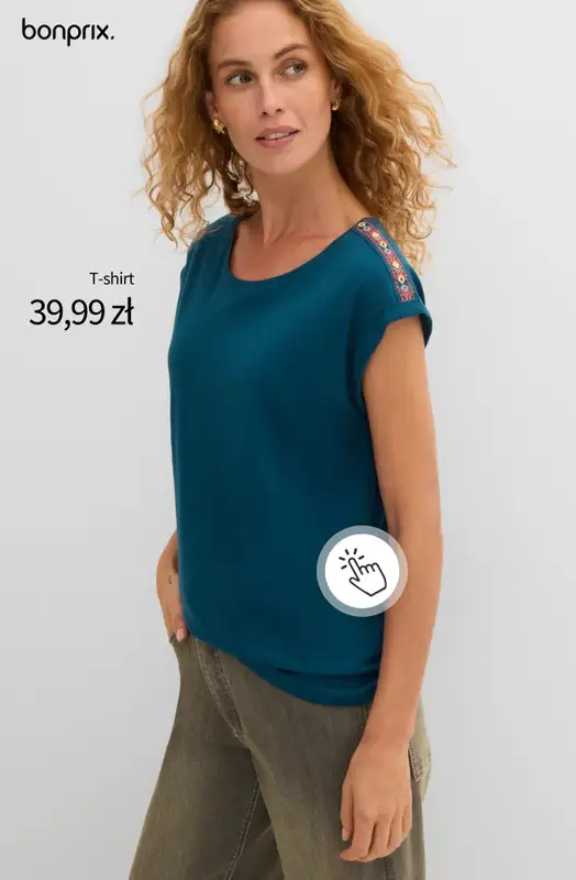bonprix - gazetka promocyjna Bluzki damskie od środy 05.08  - strona 10