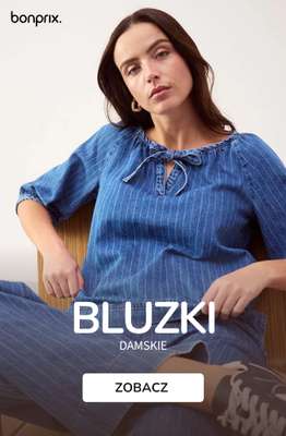 bonprix - gazetka promocyjna Bluzki damskie od środy 05.08 